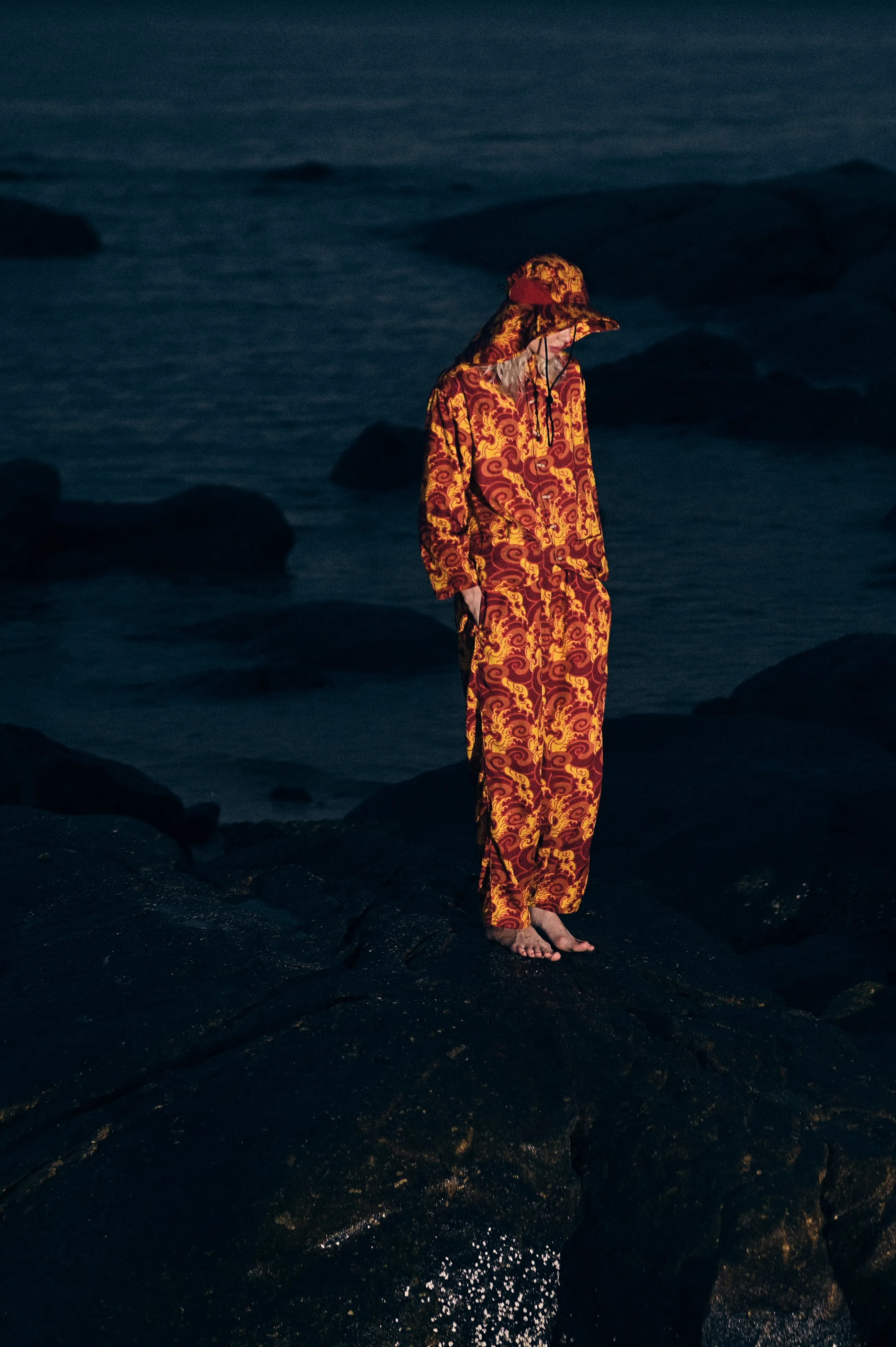 [UNISEX] GUY LE TATOOER X LOCO MOSQUITO "FIRE IS WATER" PANTS