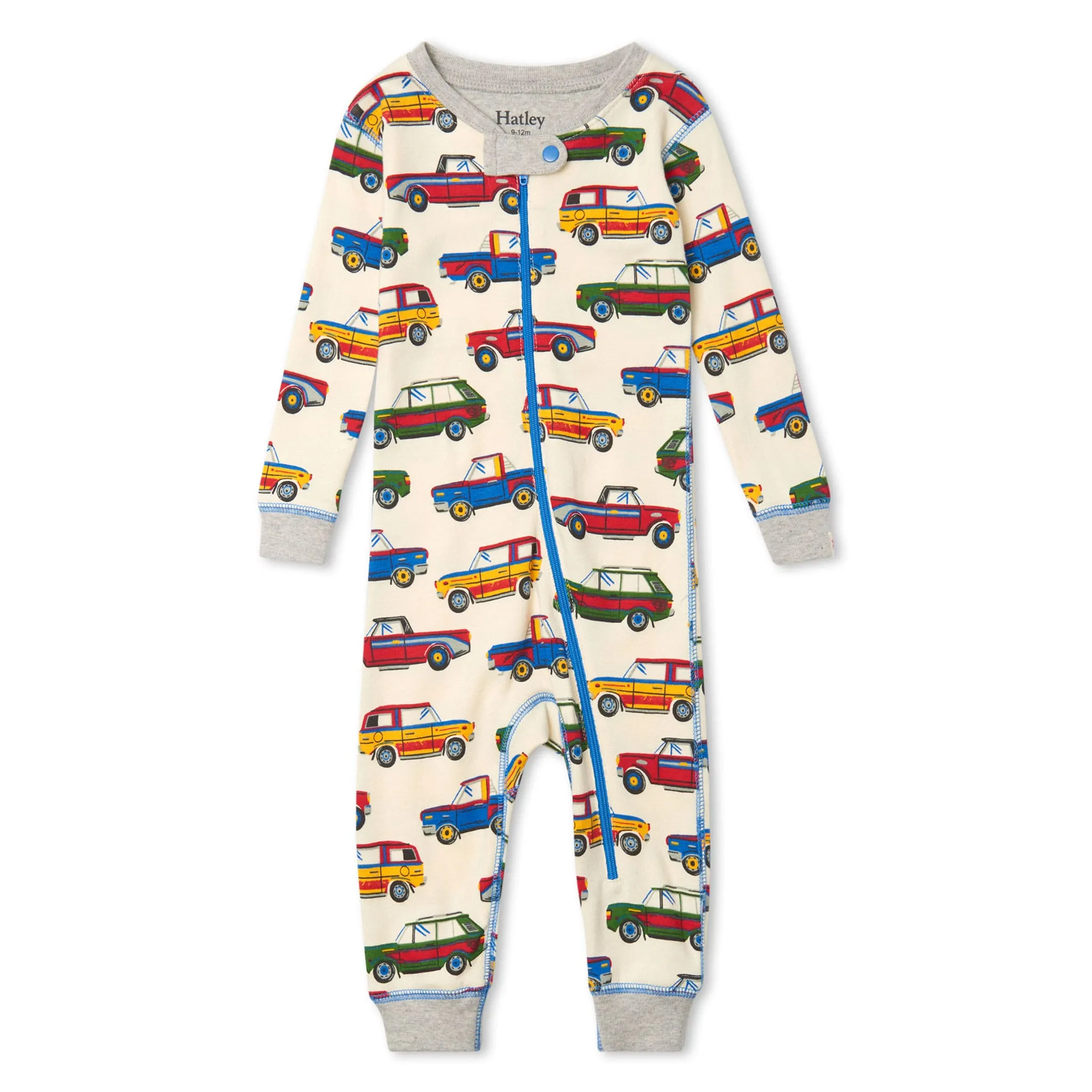 Vintage Cars Organic Cotton Coverall