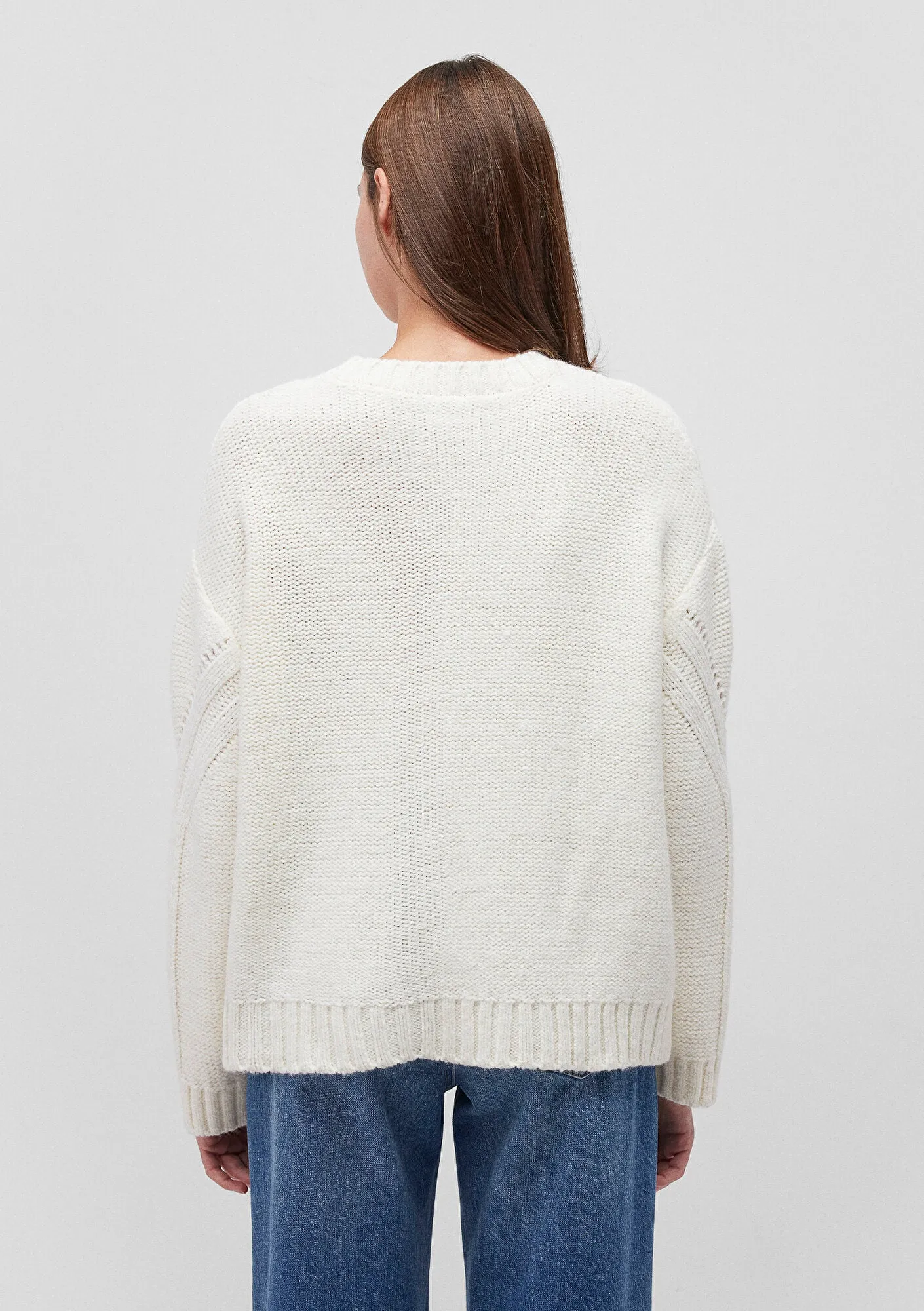 White Crewneck Sweater