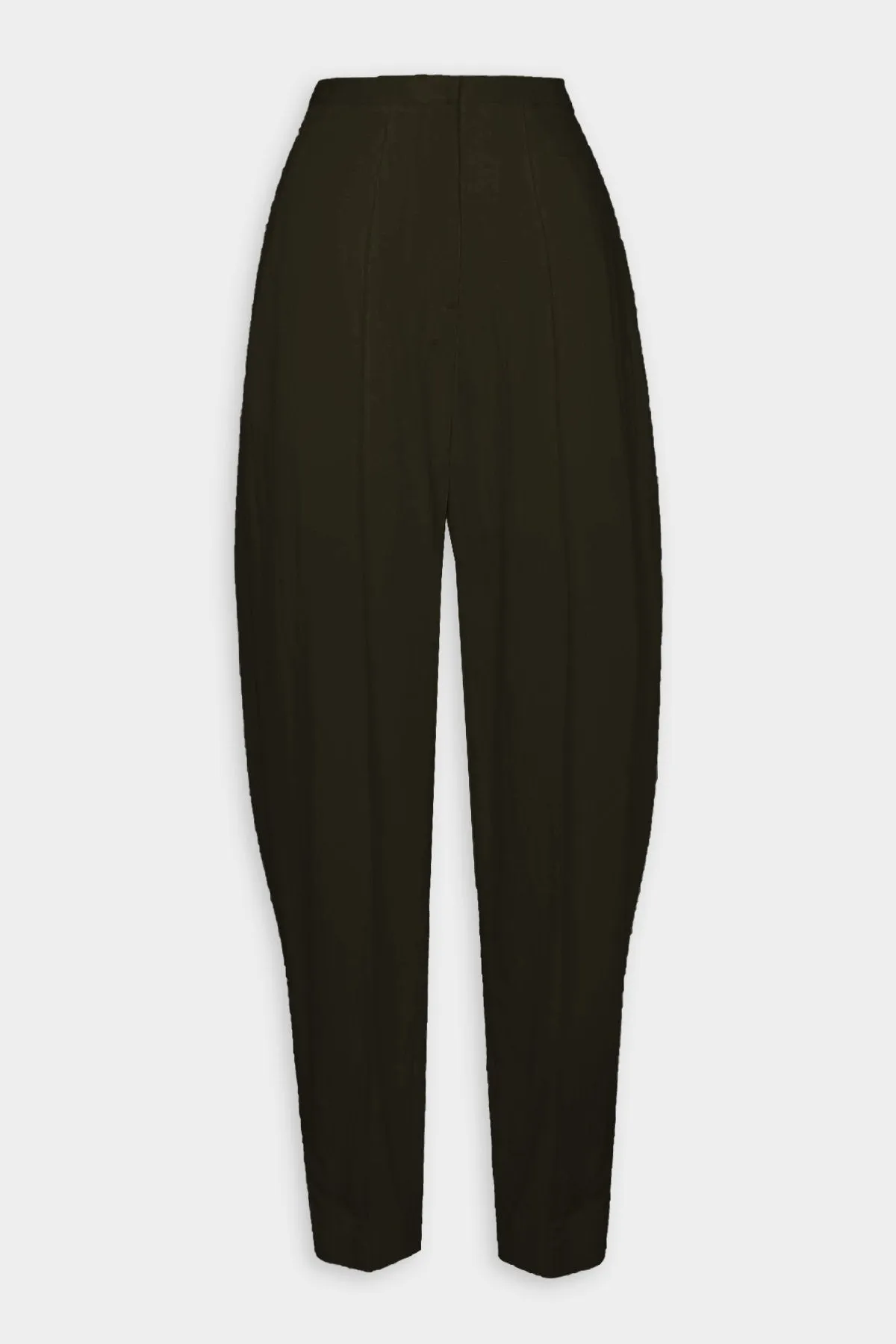 Wide Leg Tailored Trousers in Black