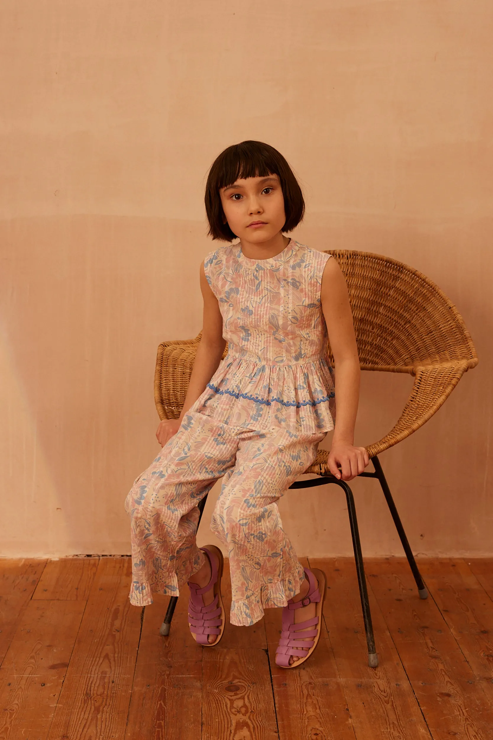 Wini Trouser Set - 50's Floral