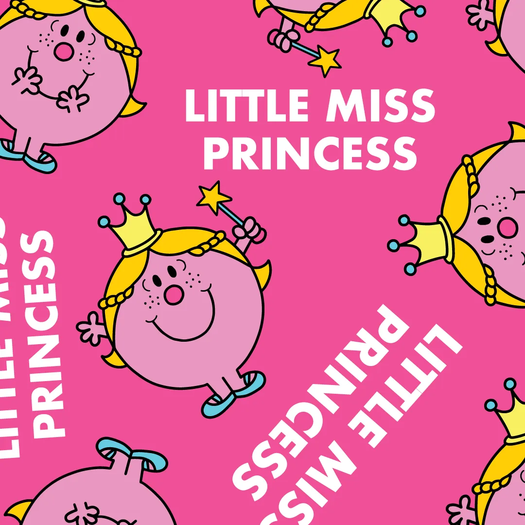Womens Long Pyjamas - Little Miss Princess - Trousers & T-Shirt
