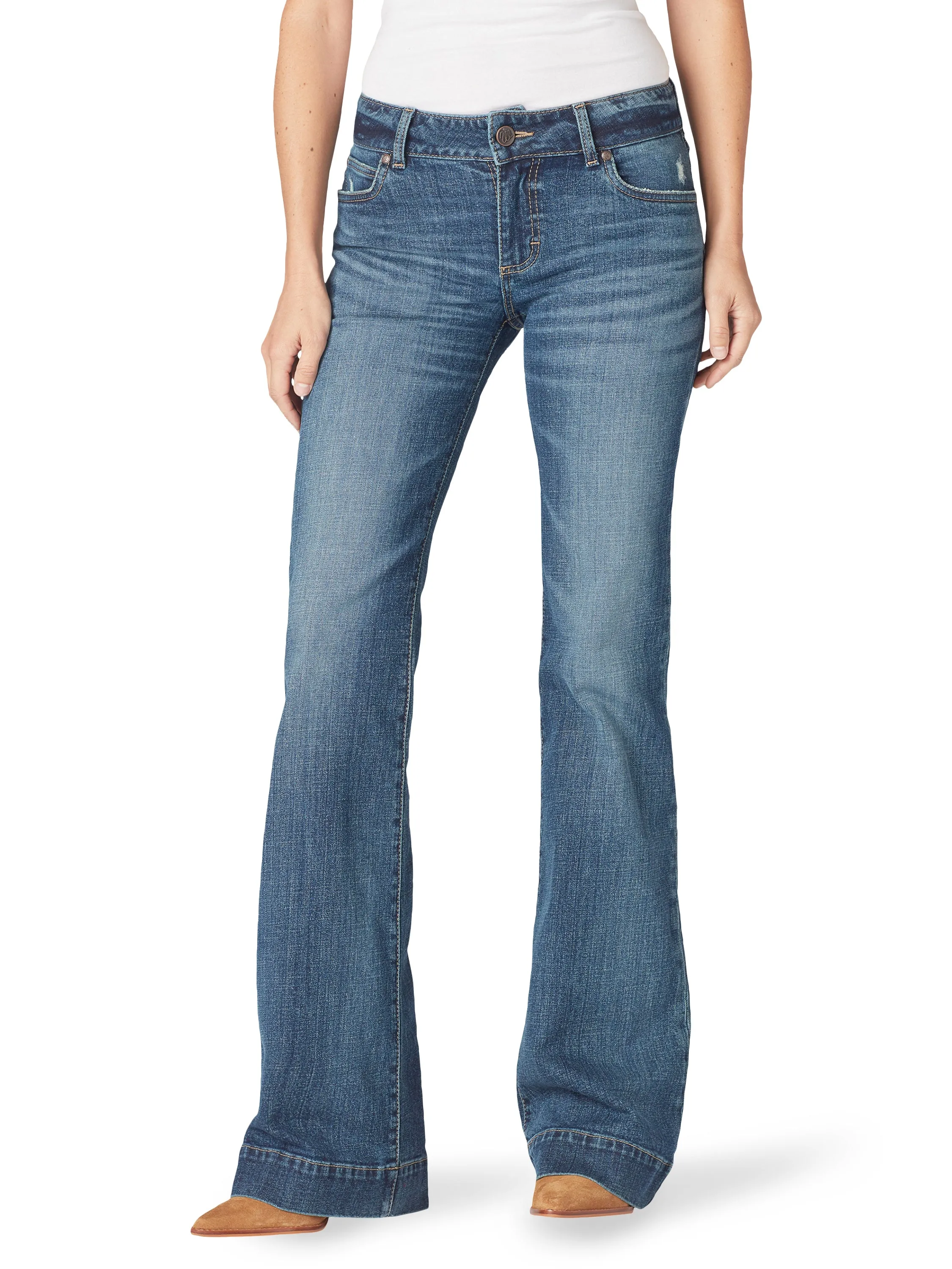 Wrangler Women's Retro Devon Mae Wide Trouser