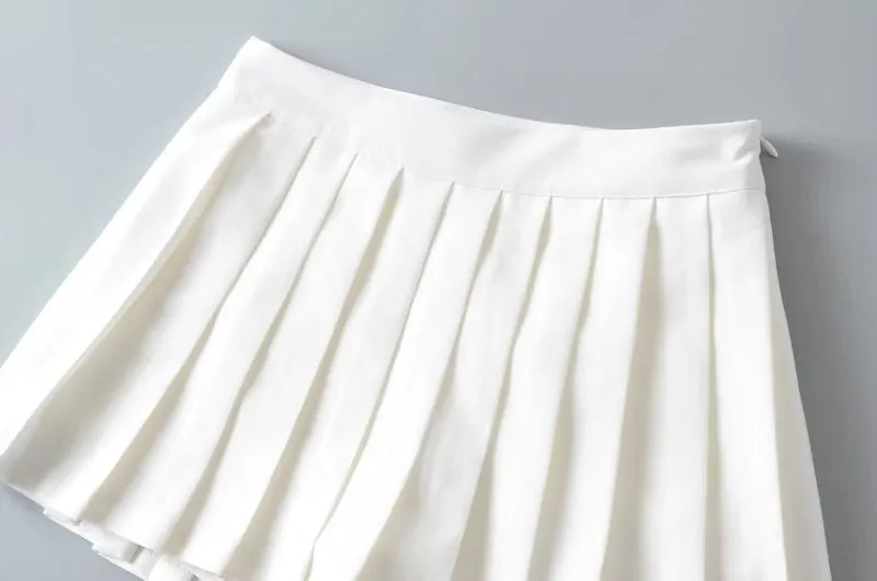 Y2K Mini Pleated Tennis Skirts