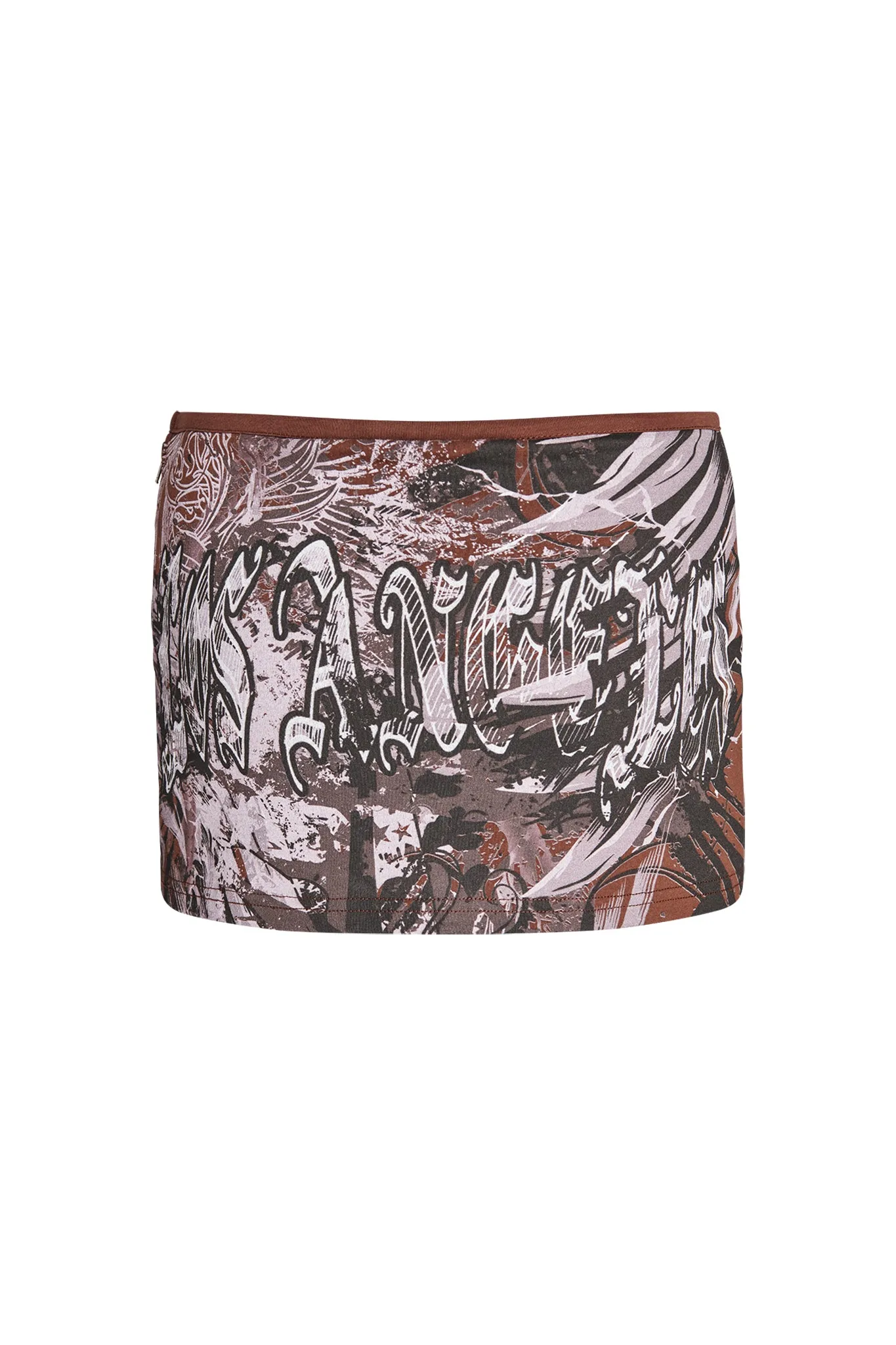 ZAIRE SKORT - BROWN : OFF ROAD